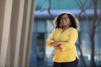 Ph.D. student Angeline Dukesphoto: Steve Zylius/UCI